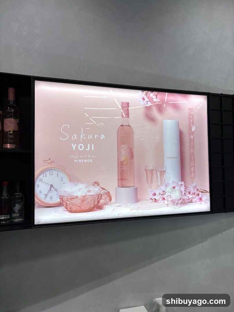 Sakura YOJI Advertisement Display