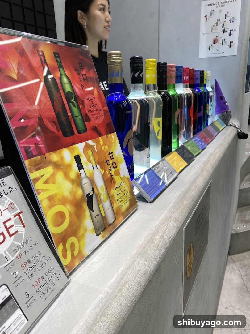 Sake Display Counter