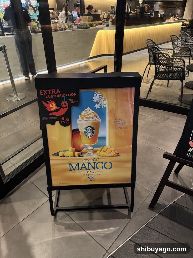 Starbucks Ad Display
