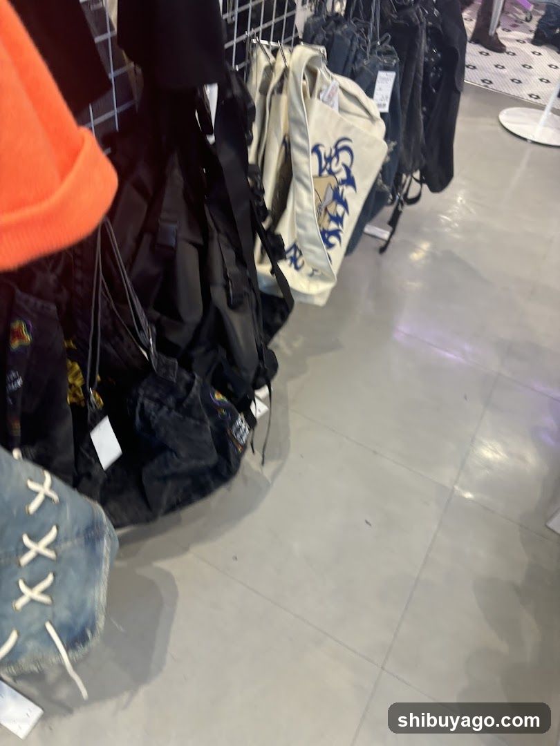 Clothing Store Interior Display