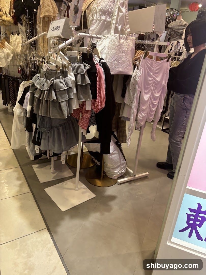 Clothing Store Interior Display