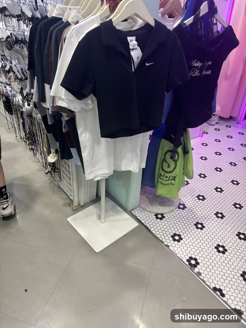 Clothing Store Interior Display