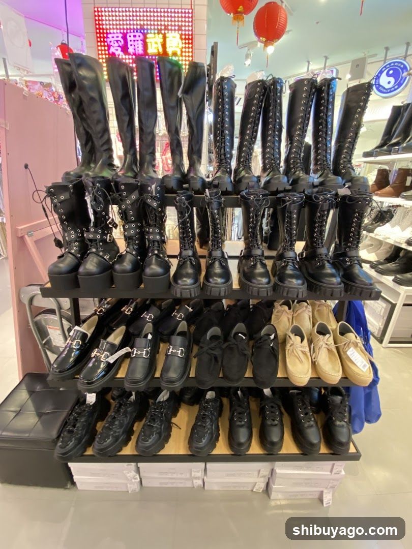 Boot Display Rack