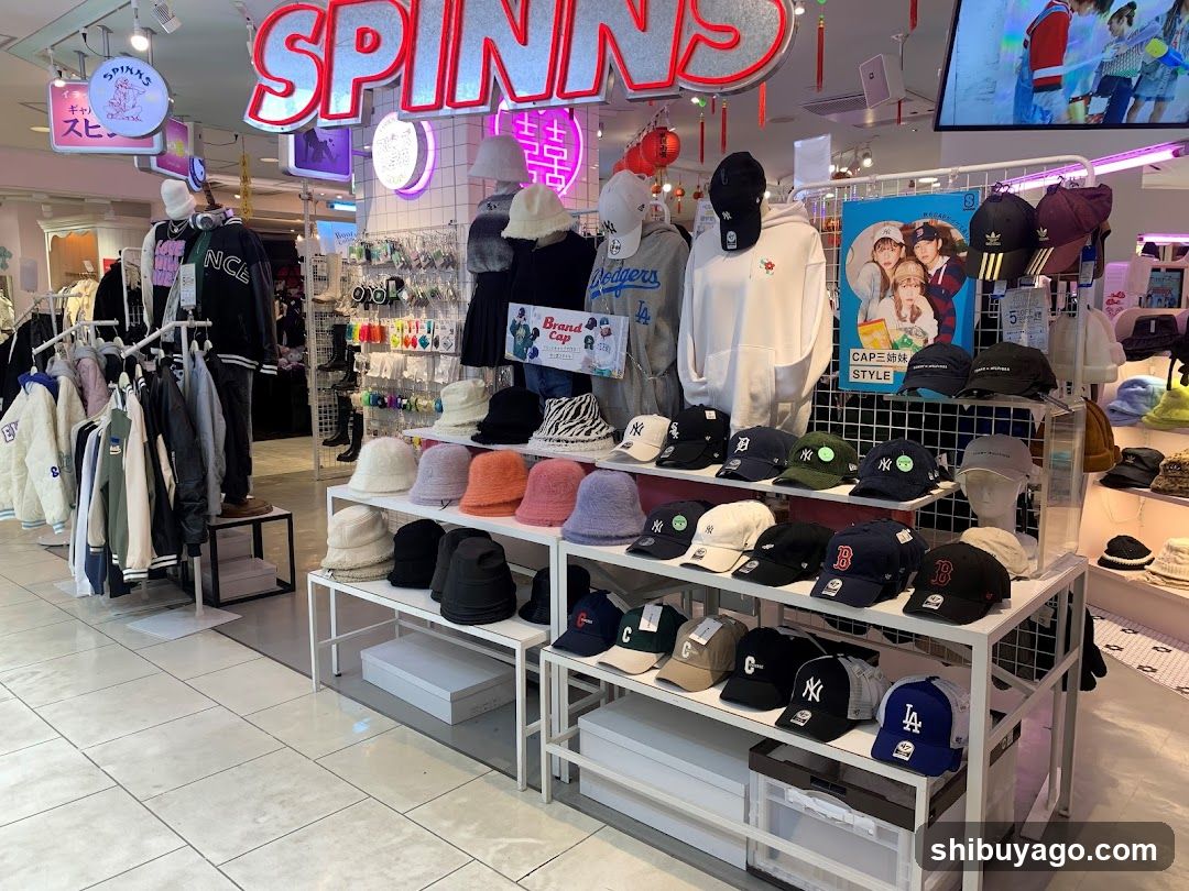 SPINNS Store Interior Display