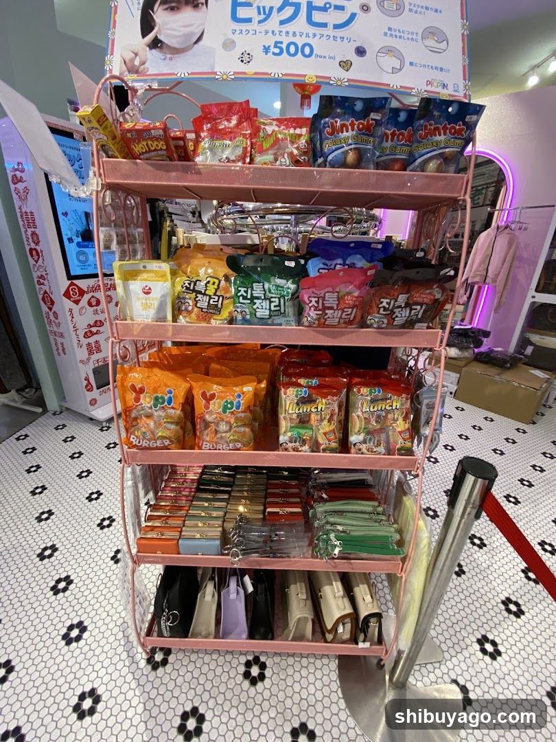 Snack and Accessory Display Rack