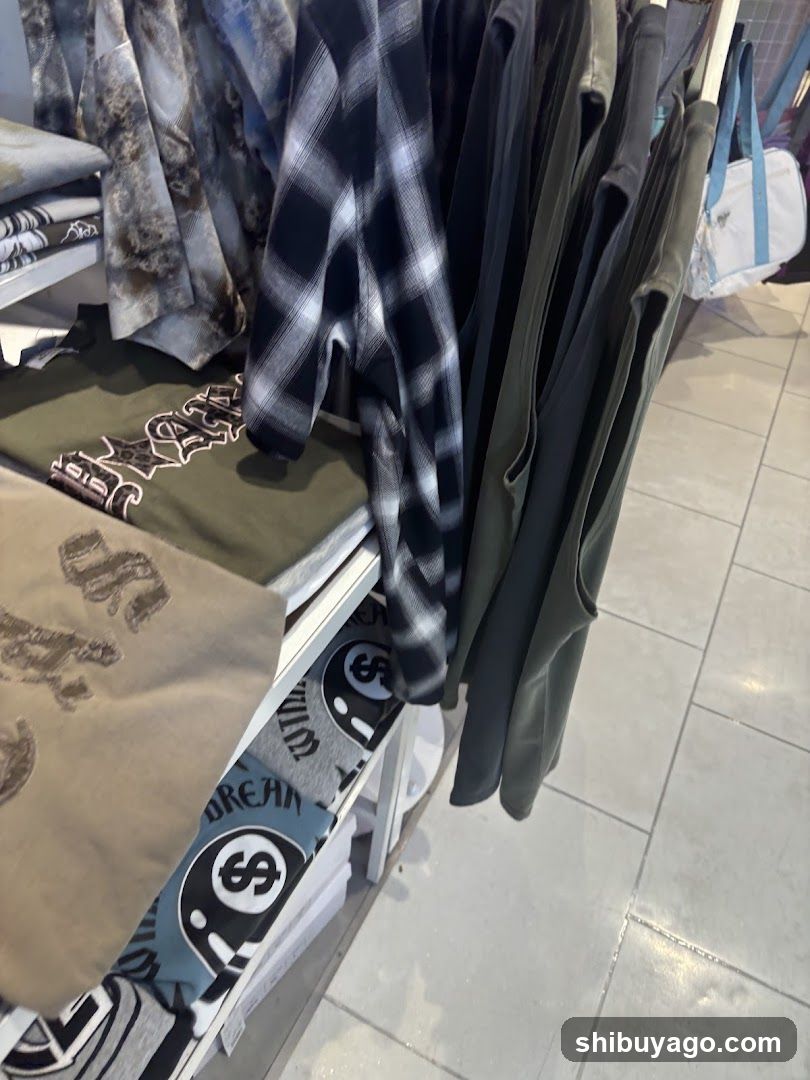 Clothing Store Interior Display