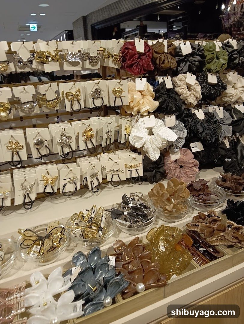 Hair Accessories Display