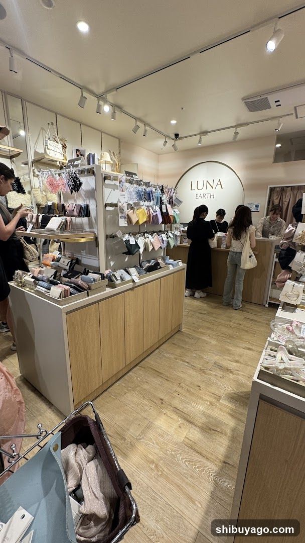 Luna Earth Store Interior