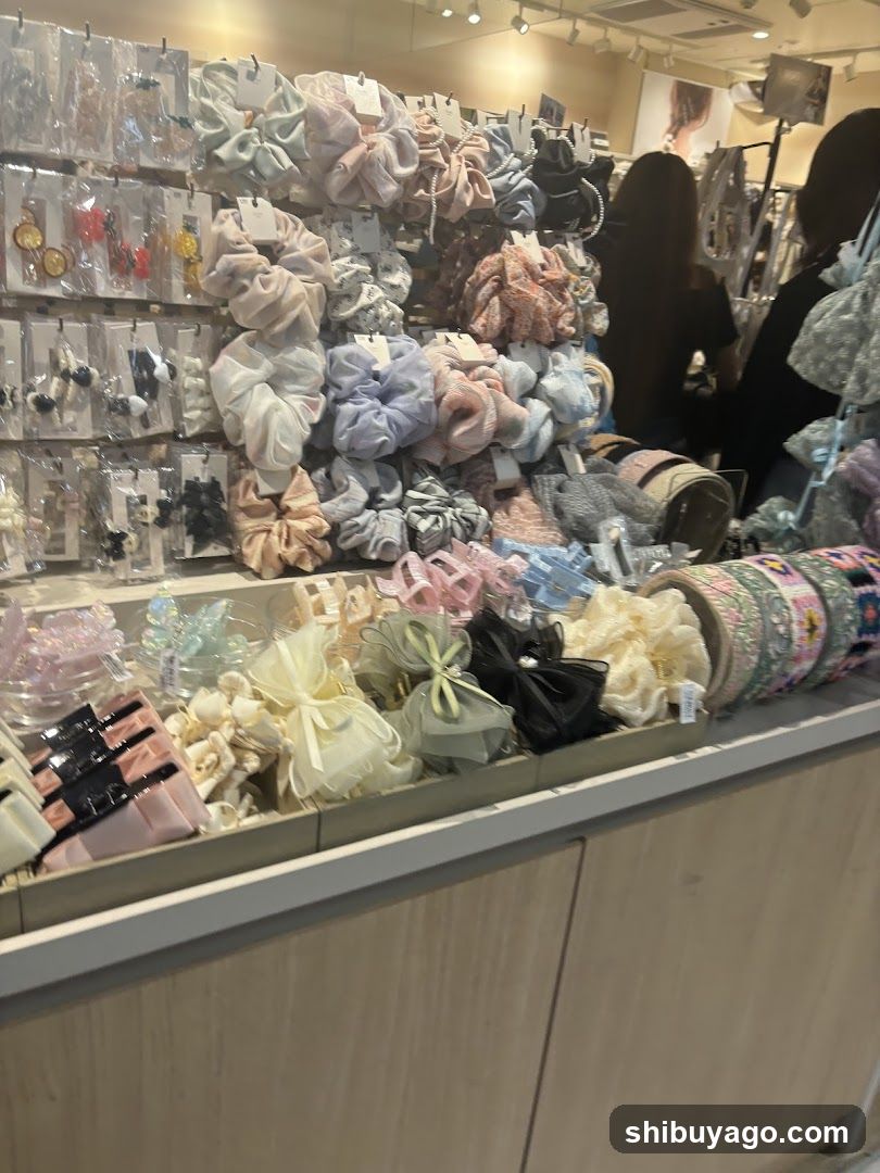 Hair Accessories Display