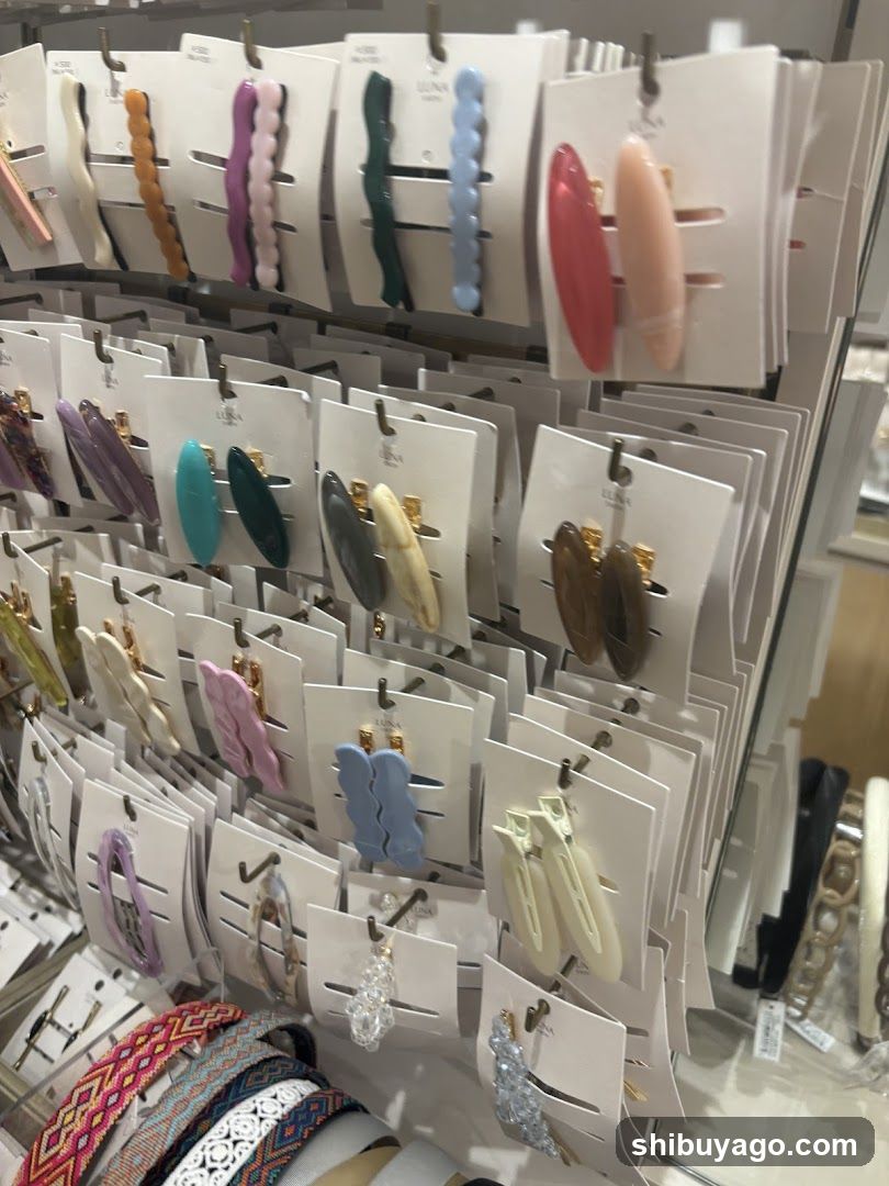 Hair Accessories Display