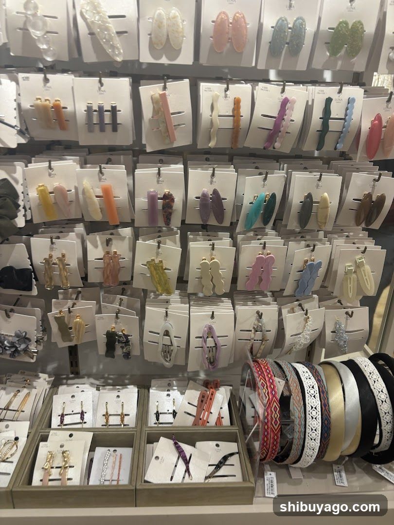 Hair Accessories Display