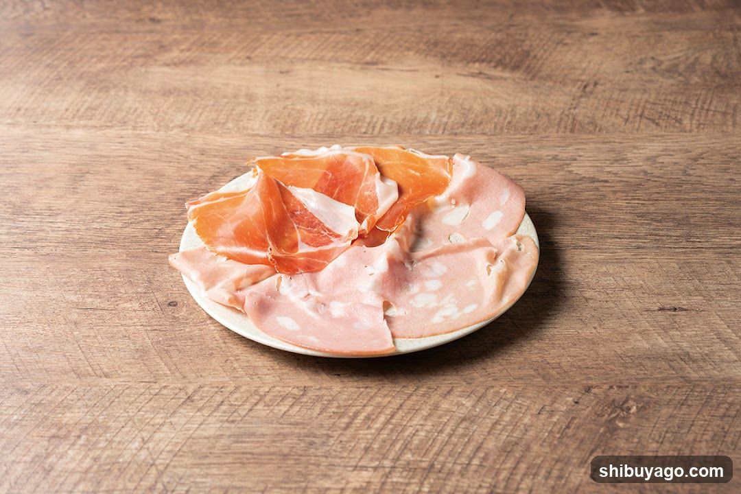 Sliced Meat on Plate