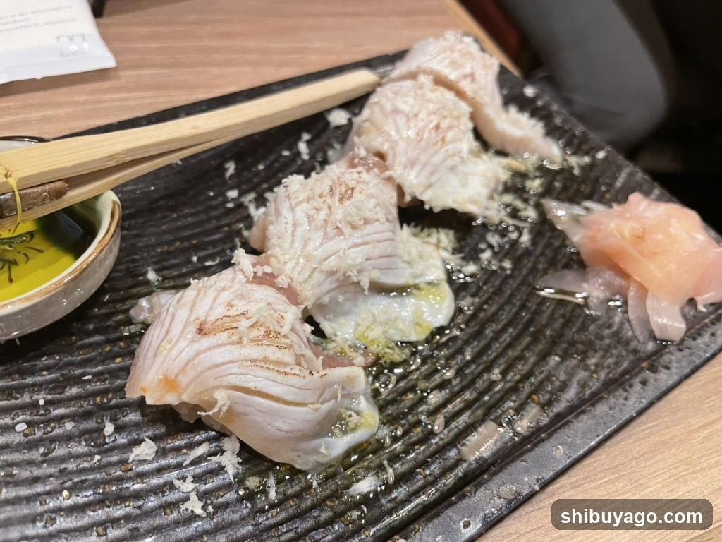 Sashimi Platter with Chopsticks and Soy Sauce