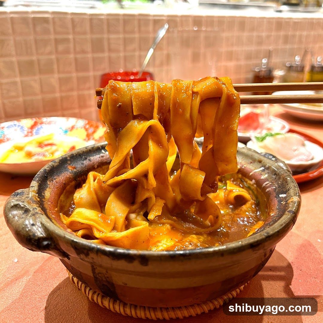 Noodle Dish in Clay Pot
