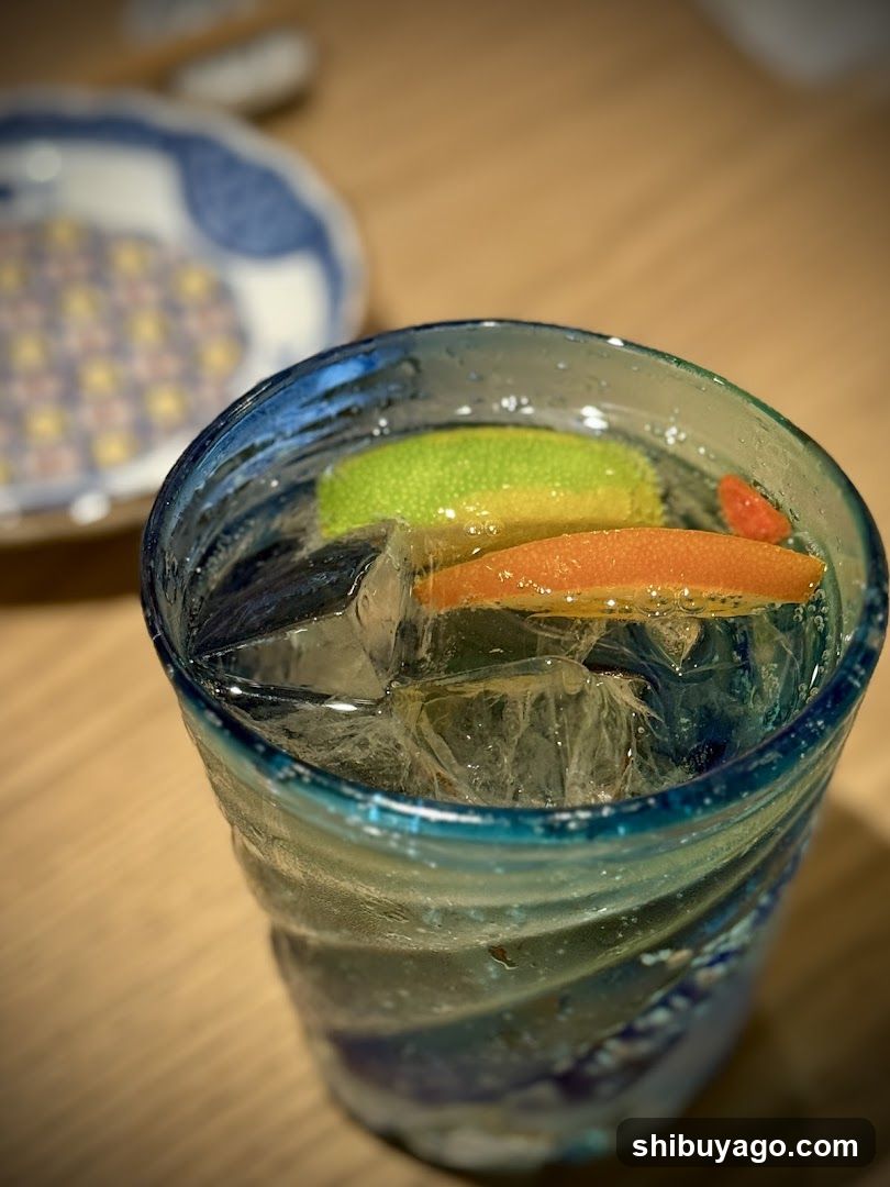 Ginger Tea with Lime and Orange Slices