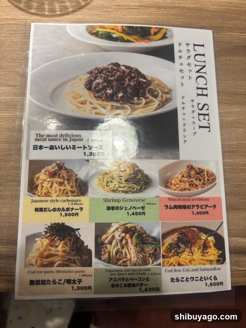 Lunch Set Menu