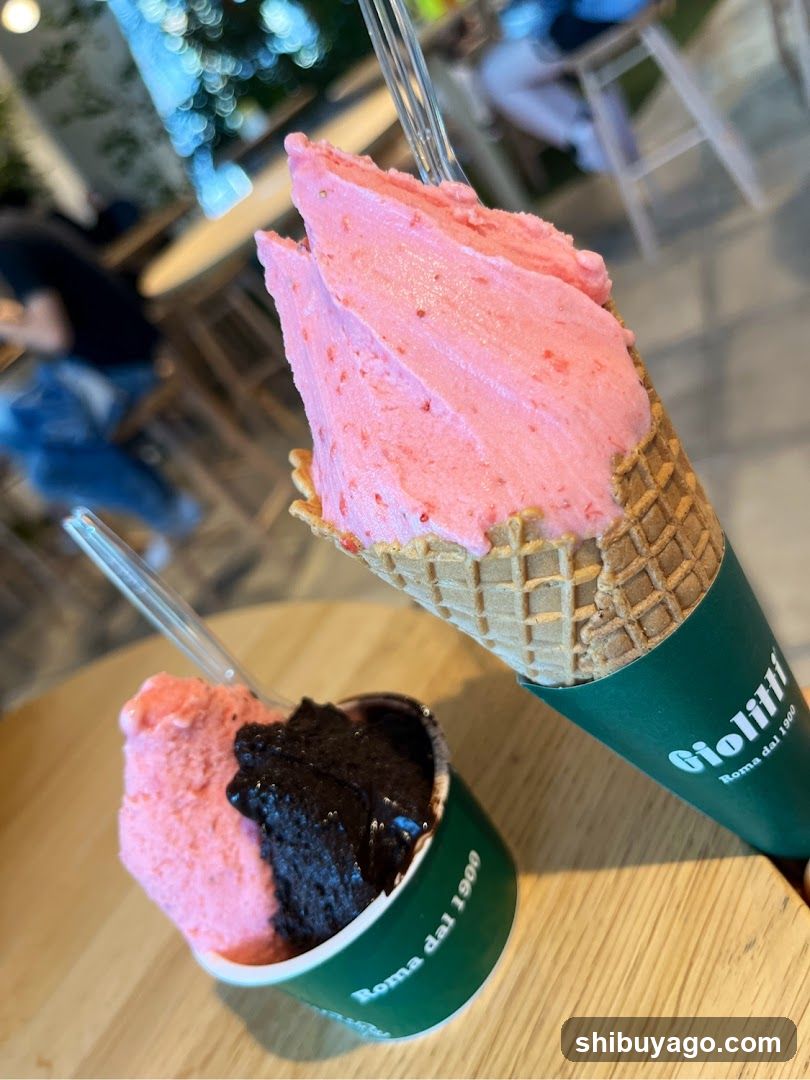 Gelato and Ice Cream Treats