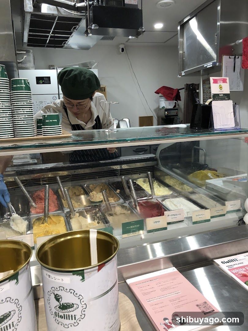 Gelato Shop Interior