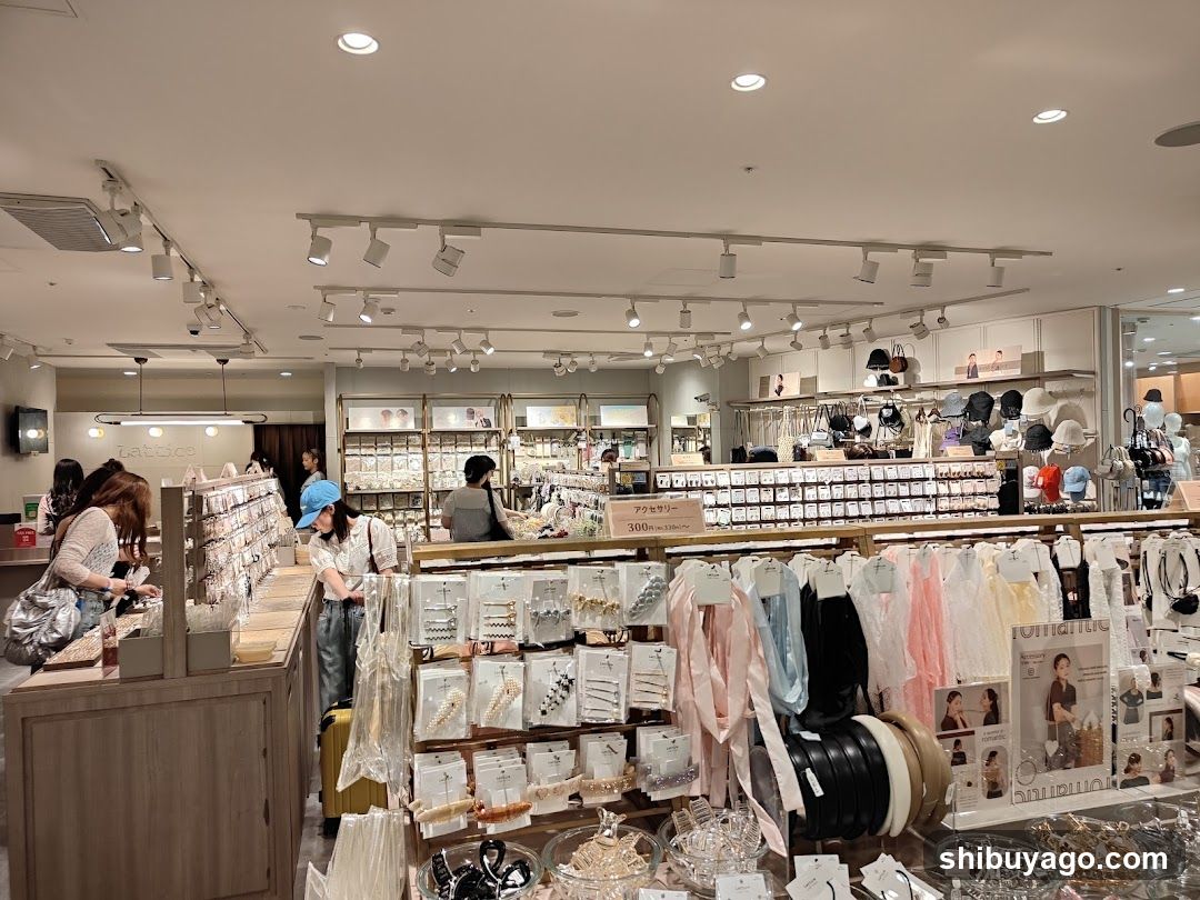 Interior of a Japanese accessory store