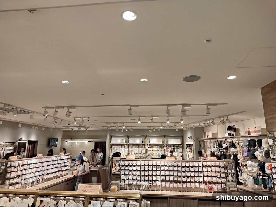 Interior of a retail store