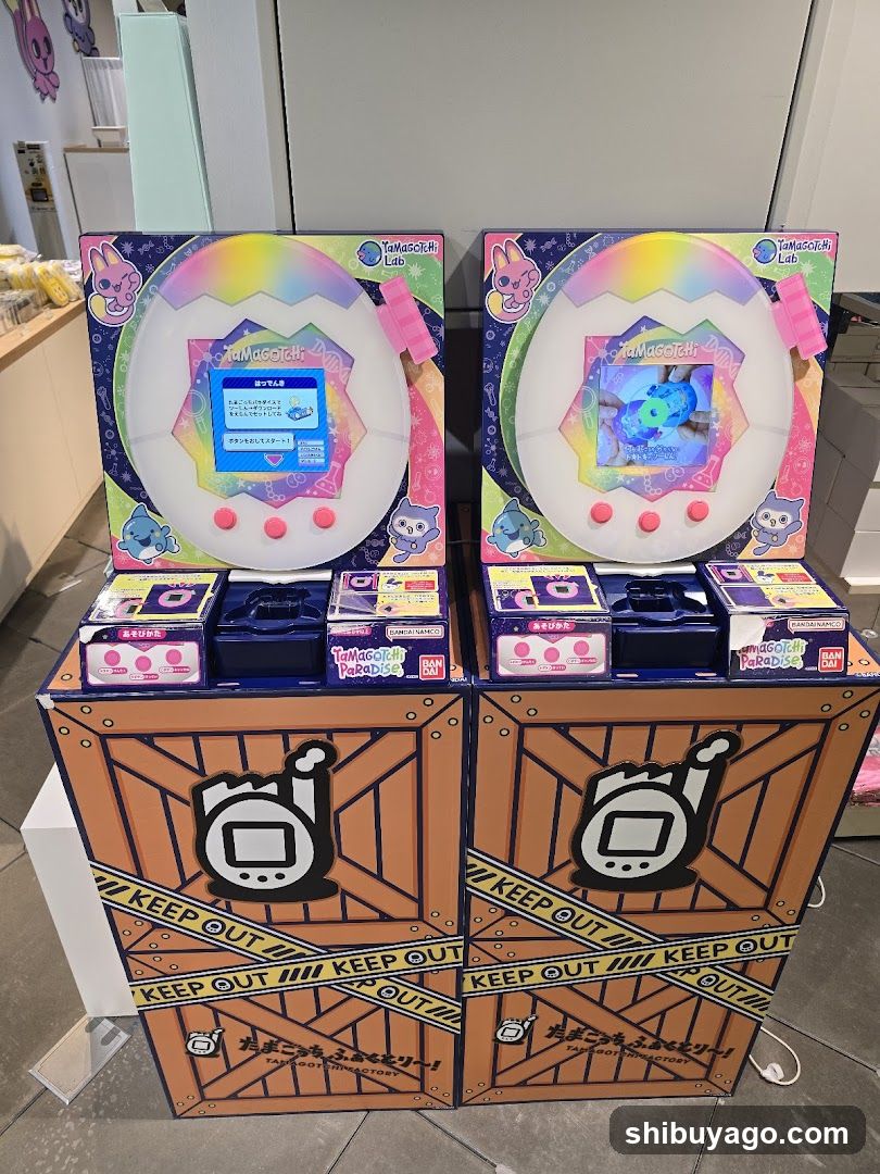 Tamagotchi Lab display