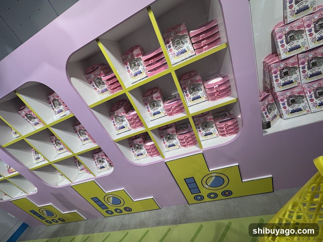 Pink Toy Display Shelf