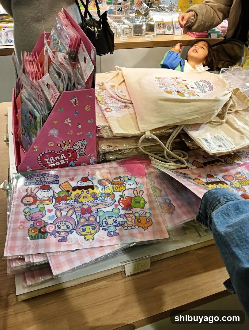 Tamagotchi Merchandise Display