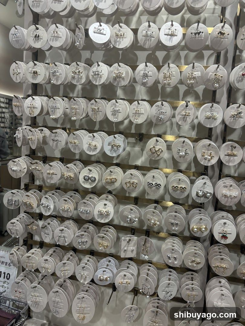 Earring Display Wall