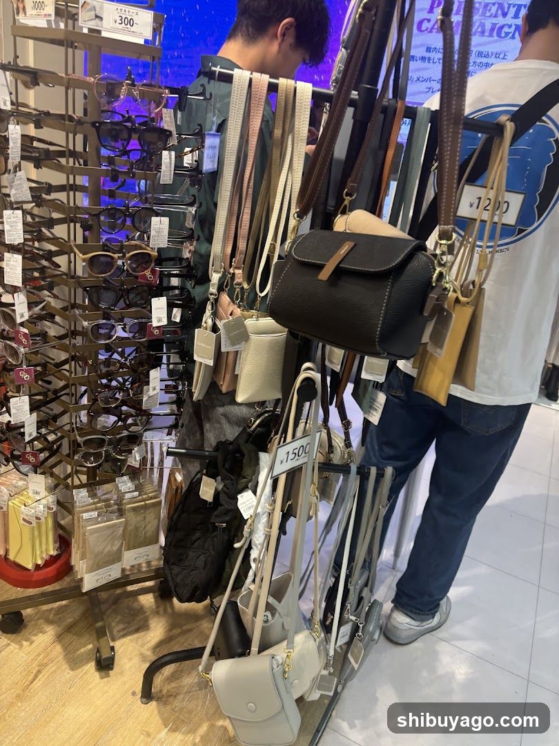 Accessory Display in Store