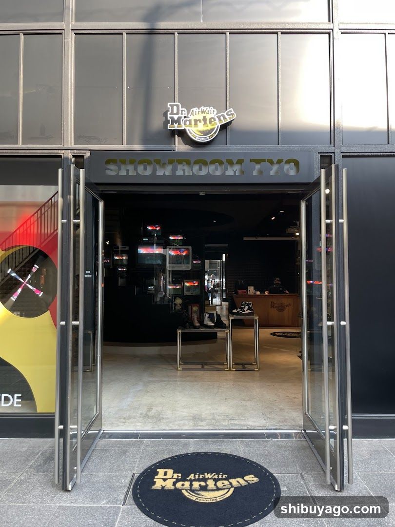 Dr Martens Showroom Entrance