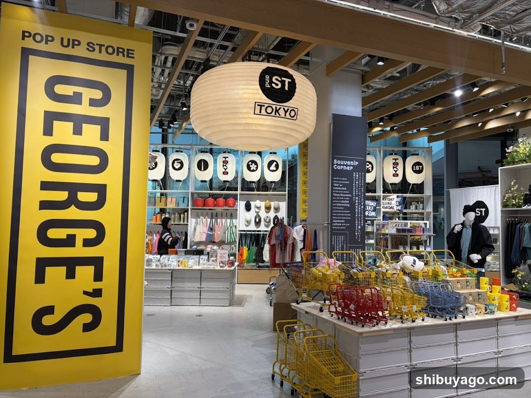 George's Pop Up Store Interior