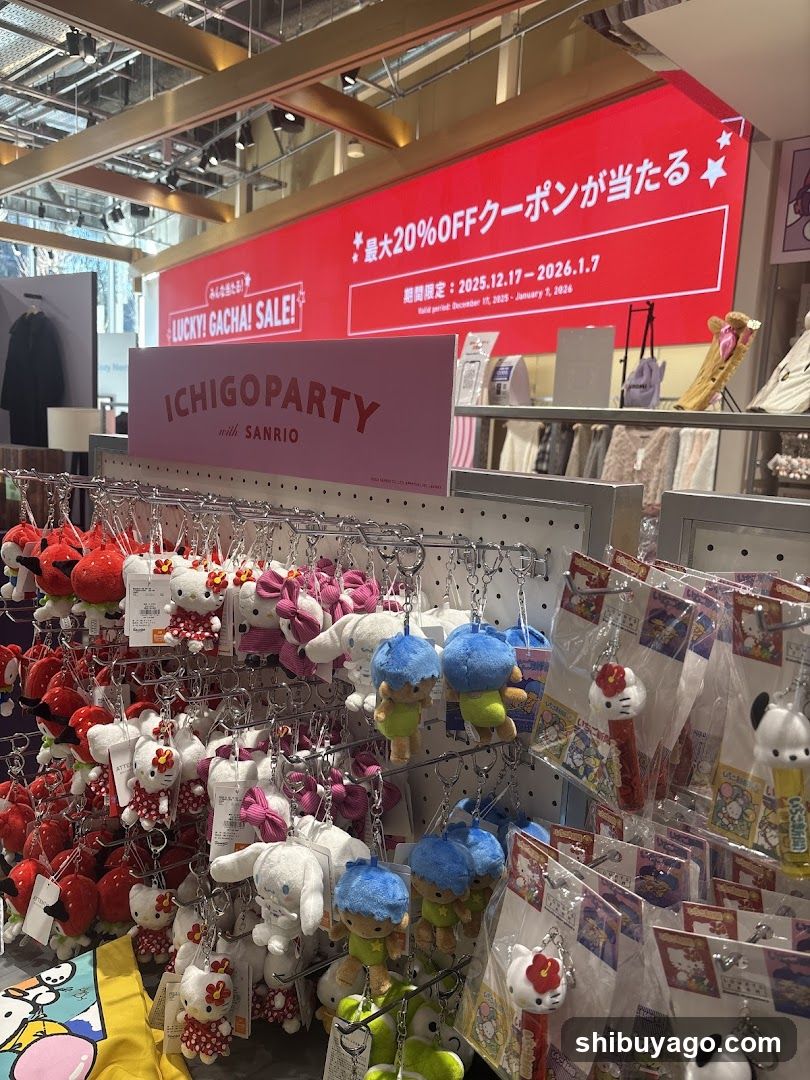 Sanrio Merchandise Display