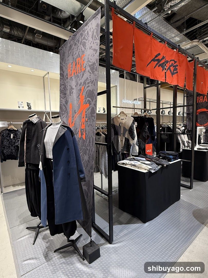 HARE Clothing Store Interior Display