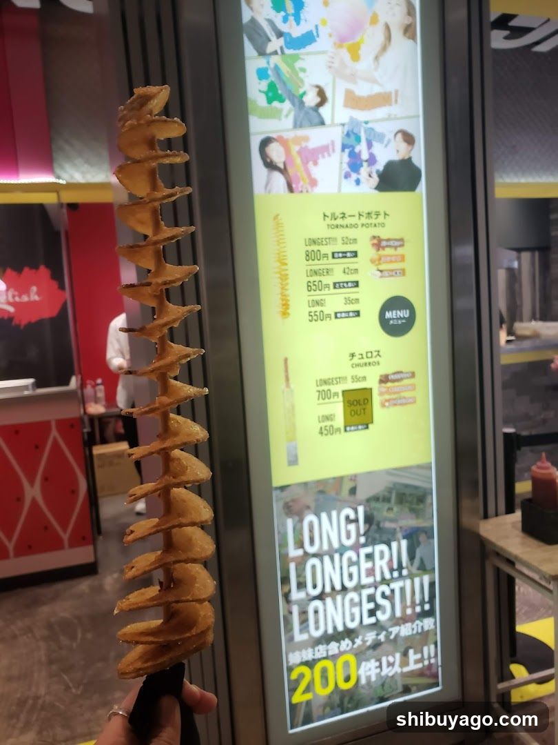 Tornado Potato and Churros Display