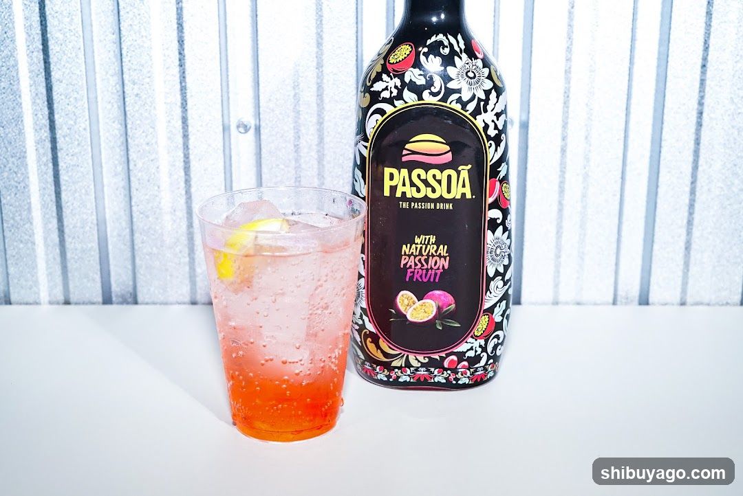 Passoa Passion Drink with Lemonade