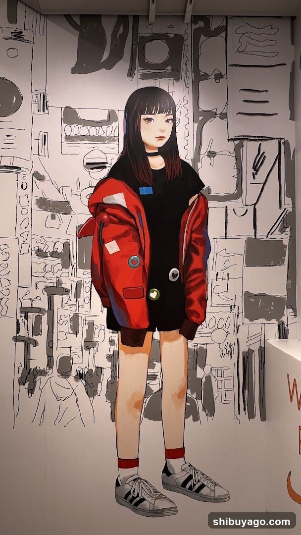 Anime-style character poster