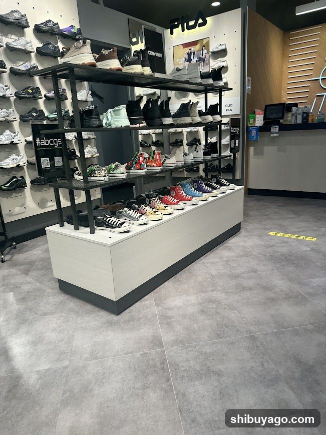 Fila Shoe Store Interior Display