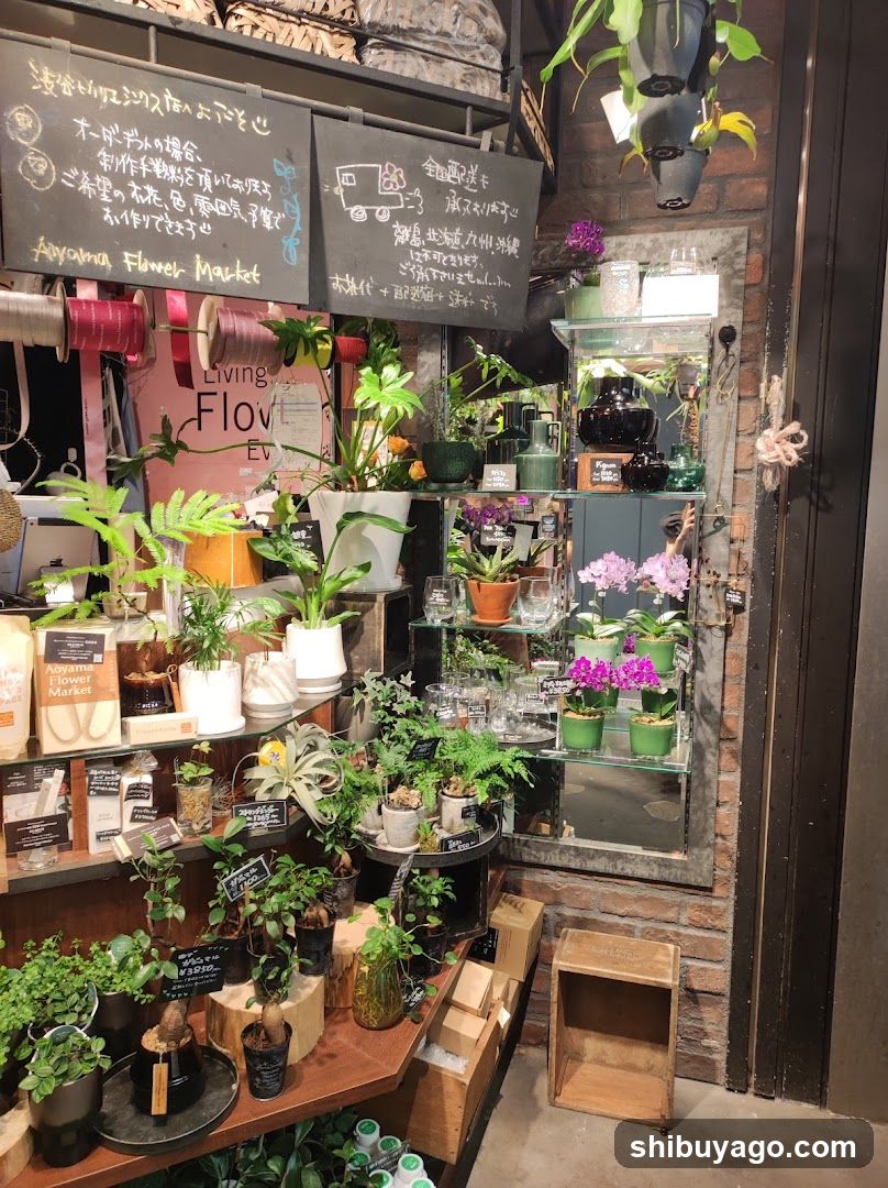 Flower Shop Interior Display