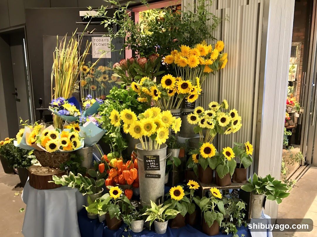 Flower Shop Exterior Display