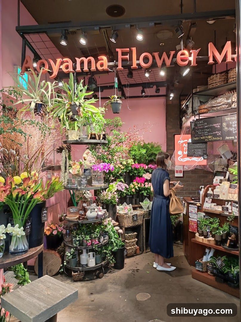 Aoyama Flower Market Interior