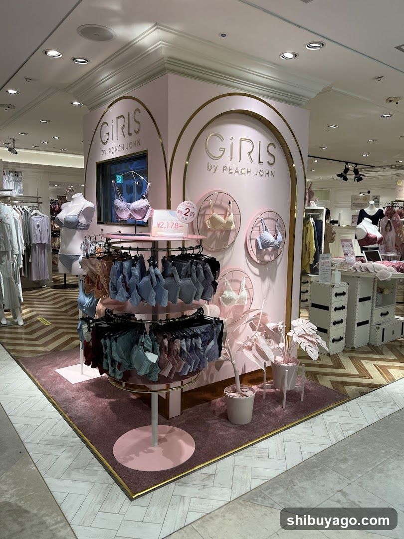 Girls by Peach John Display