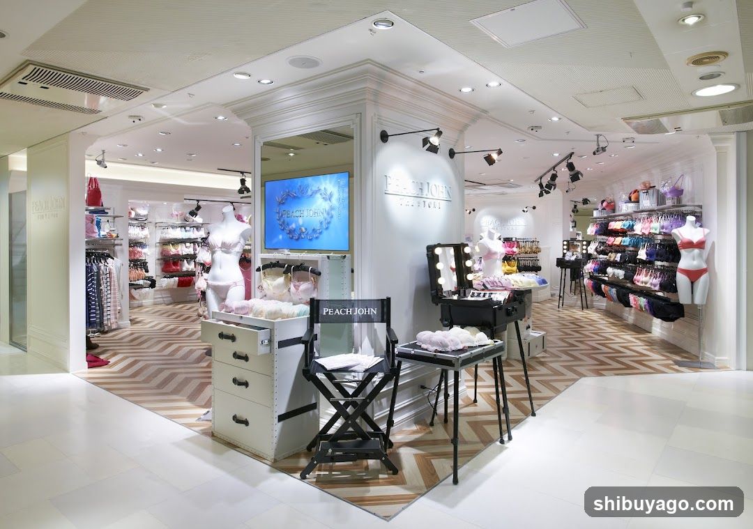Peach John Store Interior