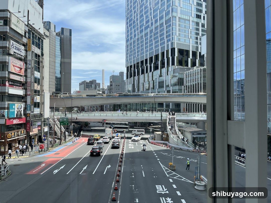 Taxi stand Shibuya Station East Entrance