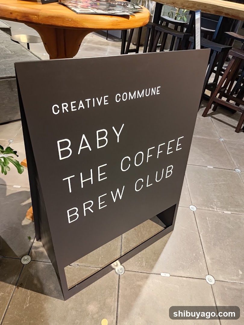 Creative Commune Baby The Coffee Brew Club Sign