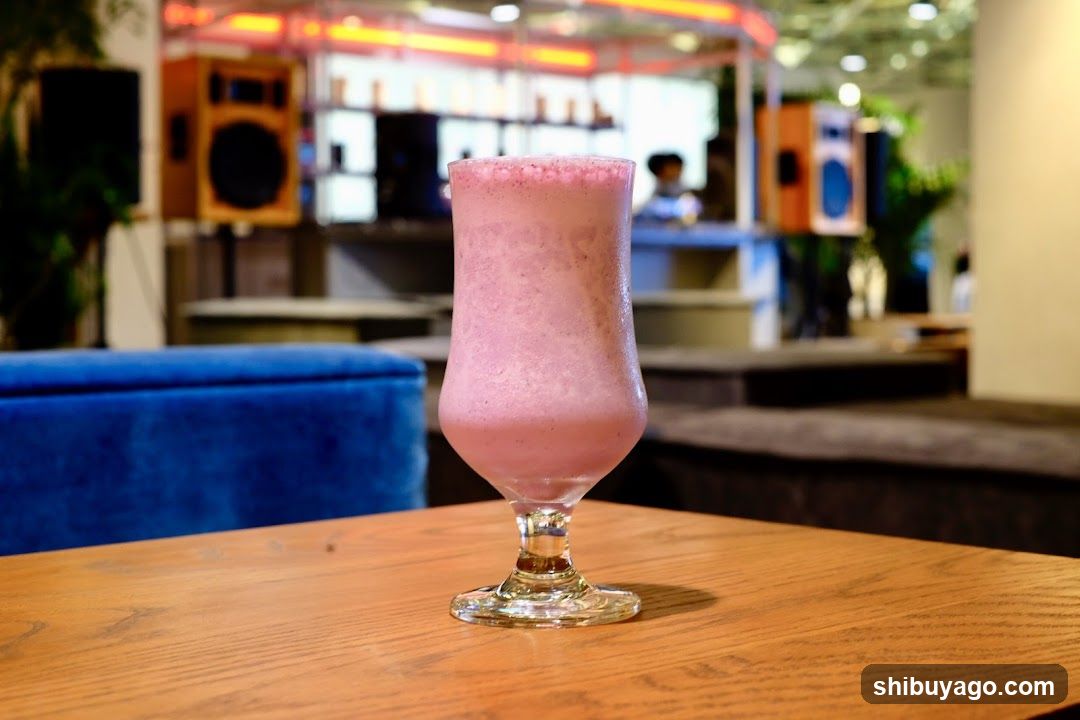 Pink Smoothie in Glass
