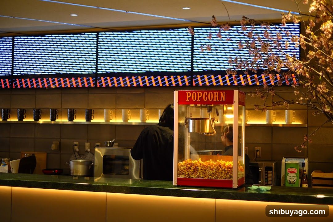 Popcorn Machine in Restaurant Interior