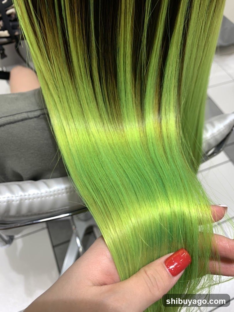 Green Hair Color