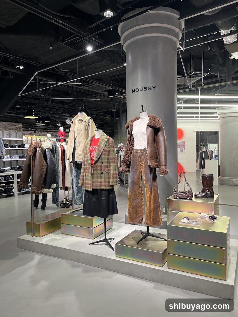 Moussy Store Interior Display