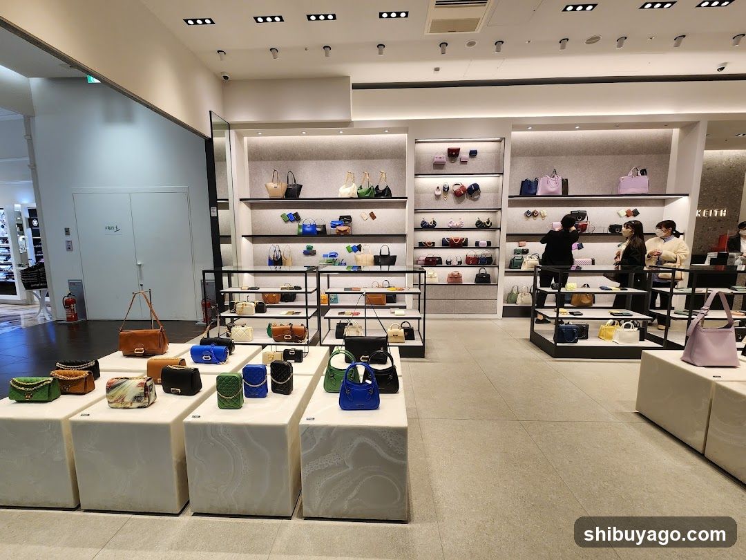 Luxury Handbag Store Interior