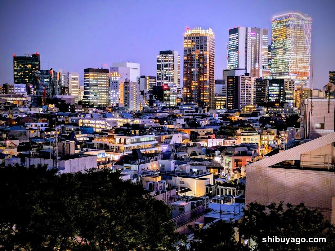 Cityscape at dusk